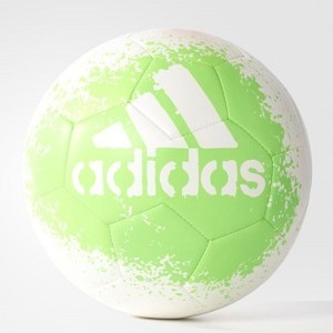 Mens Soccer X Glider 2 Soccer Ball [아디다스 축구공] White/Solar Green/Black (BQ8757)