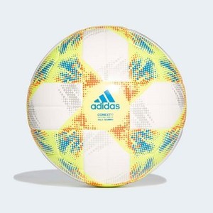 Soccer Conext 19 Sala Training Ball [아디다스 축구공] White/Solar Yellow/Solar Red/Football Blue (DN8739)
