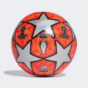 Mens Soccer UCL Finale Madrid Top Capitano Ball [아디다스 축구공] Multicolor/Active Red/Scarlet/Solar Red (DN8686)