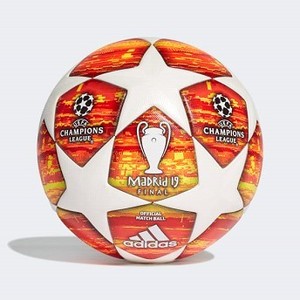 Mens Soccer Finale Official Game Ball [아디다스 축구공] White/Active Red/Scarlet/Solar Red (DN8685)