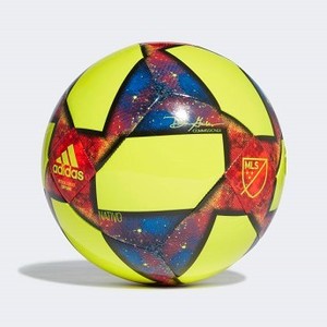 Soccer MLS Capitano Ball [아디다스 축구공] Solar Yellow/Black/Football Blue (DN8695)