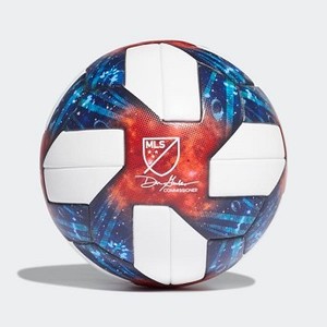 Soccer MLS Official Game Ball [아디다스 축구공] White/Silver Metallic (DN8698)