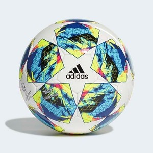 Mens Soccer Finale Competition Ball [아디다스 축구공] White/Bright Cyan/Solar Yellow/Shock Pink (DY2562)