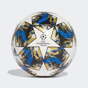 Mens Soccer UCL Finale 19 Capitano Ball [아디다스 축구공] White/Football Blue/Black/Gold Metallic (DY2555)