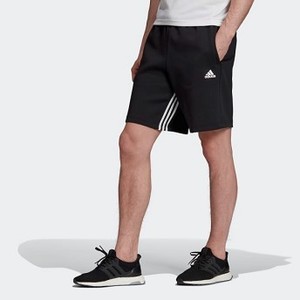 Mens Athletics Must Haves 3-Stripes Shorts [아디다스 반바지] Black/White (EB5284)