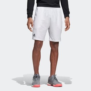 Mens Tennis Club Shorts 9-Inch [아디다스 반바지] White/Black (DU0879)
