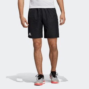 Mens Tennis Club Shorts 9-Inch [아디다스 반바지] Black/White (DU0877)