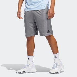 Mens Basketball Sport 3-Stripes Shorts [아디다스 반바지] Grey Three (DX6657)