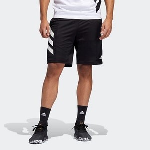 Mens Basketball Sport 3-Stripes Shorts [아디다스 반바지] Black/White (DX6656)