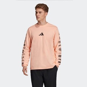 Mens Athletics adidas Athletics Pack Tee [아디다스 티셔츠] Glow Pink (ED7253)