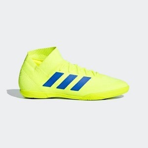 Soccer Nemeziz Tango 18.3 Indoor Shoes [아디다스 축구화] Solar Yellow/Football Blue/Active Red (BB9461)