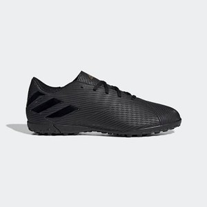 Mens Soccer Nemeziz 19.4 Turf Shoes [아디다스 축구화] Core Black/Core Black/Utility Black (F34525)