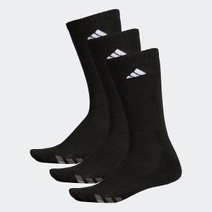 Mens Training Superlite Crew Socks 3 Pairs [아디다스 양말] Black/White/Light Onix (S48969)