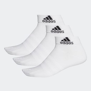 Training Ankle Socks 3 Pairs [아디다스 양말] White/White/White (DZ9435)