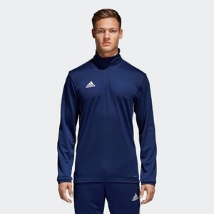 Mens Soccer Core 18 Training Top [아디다스 후드 and 맨투맨] Dark Blue/White (CV3997)