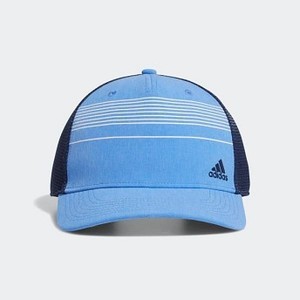 Mens Golf Striped Trucker Hat [아디다스 볼캡] Real Blue Mel (DX5092)