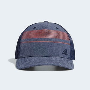 Mens Golf Striped Trucker Hat [아디다스 볼캡] Collegiate Navy Melange (EA2759)