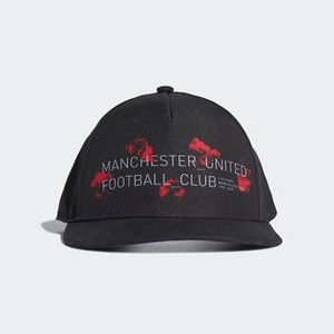 Soccer Manchester United Cap [아디다스 볼캡] Black/Real Red (DY7695)