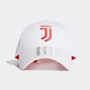 Soccer Juventus 3-Stripes Cap [아디다스 볼캡] Core White/Raw White/Hi-Res Red (EA0470)