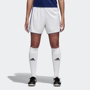 Womens Soccer Tastigo 17 Shorts [아디다스 반바지] White/Bold Blue (BJ9161)