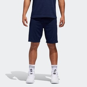 Mens Basketball Accelerate 3-Stripes Shorts [아디다스 반바지] Collegiate Navy/Grey (DM6992)