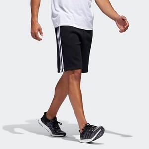 Mens Essentials Essentials 3-Stripes Shorts [아디다스 반바지] Black/White (BR3266)
