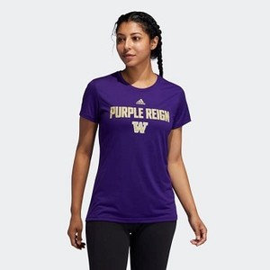 Womens Athletics Huskies Purple Reign Tee [아디다스 티셔츠] Ncaa-Wtn-707/Collegiate Purple (EE0582)