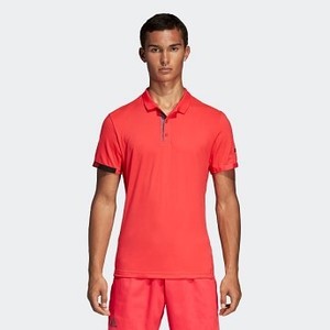 Mens Tennis MatchCode Polo Shirt [아디다스 티셔츠] Shock Red/Night Metallic (DP0293)