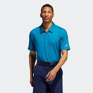 Mens Golf Ultimate365 Dot Print Polo Shirt [아디다스 티셔츠] Active Teal/Collegiate Navy/Legend Earth (FI4989)
