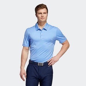 Mens Golf Ultimate365 Heather Polo Shirt [아디다스 티셔츠] Real Blue Mel/Collegiate Navy (EC7051)