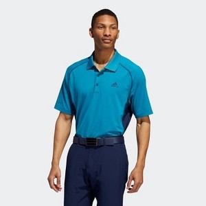 Mens Golf Ultimate365 Climacool Solid Polo Shirt [아디다스 티셔츠] Active Teal/Collegiate Navy (EC6865)
