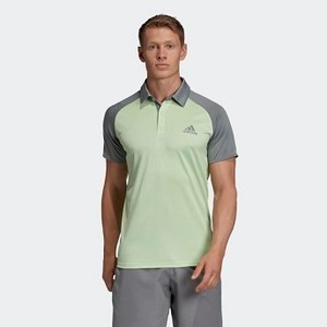 Mens Tennis Club Polo Shirt [아디다스 티셔츠] Glow Green/Grey Three (EC3827)