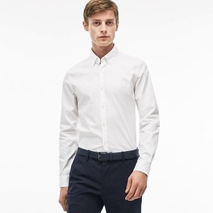 Mens Slim Fit Stretch Cotton Pinpoint Shirt [라코스테 셔츠] (CH9627-51)