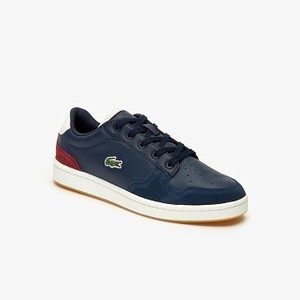 Womens Masters Cup Multicolor Leather and Suede Sneakers [라코스테 운동화] (38SFA0044)