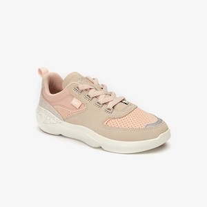 Womens Wildcard Paneled Leather Sneakers [라코스테 운동화] NATURAL/OFF WHITE-TS2 (Selected colour) (38SFA0046)