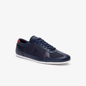 Mens Evara Premium Sneakers [라코스테 운동화] NVY/RED-144 (Selected colour) (38CMA0068)