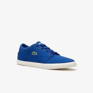 Mens Bayliss Canvas Sneakers [라코스테 운동화] DARK BLUE/OFF WHITE-1W6 (Selected colour) (37CMA0006)