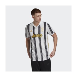 [해외]Juventus 20/21 Home Authentic Jersey [아디다스 티셔츠] White / Black (GJ7601)