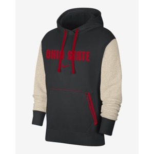 [해외]Nike College DNA (Ohio State) [나이키 집업] Black/Oatmeal Heather/University Red (CN1587-010)