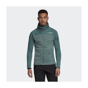[해외]Terrex Stockhorn Hooded Fleece Jacket [아디다스 집업] Tech Emerald (FT6881)