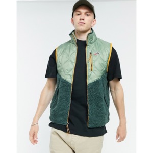 [해외]Nike Heritage Essentials Winter fleece panelled vest in green [나이키자켓] Green (1751602)