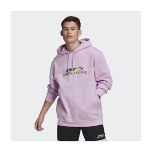 [해외]adidas Adventure Big Logo Hooded Sweatshirt [아디다스 집업] Clear Lilac (GN2326)