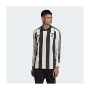 [해외]Juventus Icons Long Sleeve Tee [아디다스 티셔츠] Off White / Black (FR4216)