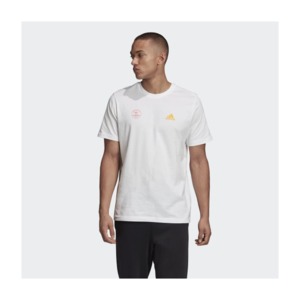 [해외]adidas Athletics Graphic Tee [아디다스 티셔츠] White (GE4667)
