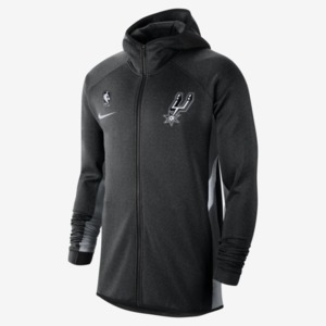 [해외]San Antonio Spurs Nike Therma Flex Showtime [나이키 집업] Black Heather/Cool Grey/White (AT8496-032)