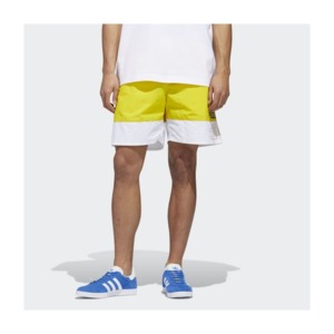 [해외]Pride Freestyle Woven Shorts [아디다스 바지] Yellow / White (GD0954)