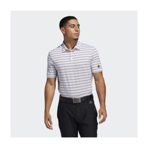 [해외]Ultimate365 Pencil Stripe Polo Shirt [아디다스 티셔츠] White / Grey Three / Black (FJ9943)