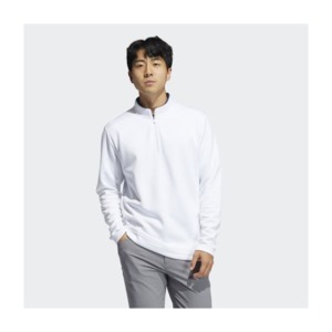 [해외]Club Quarter-Zip Sweatshirt [아디다스 집업] White (GL0141)