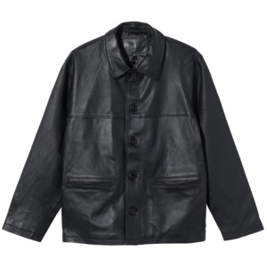 [해외]Marlon Leather Jacket [스투시] Black (32746430988384)