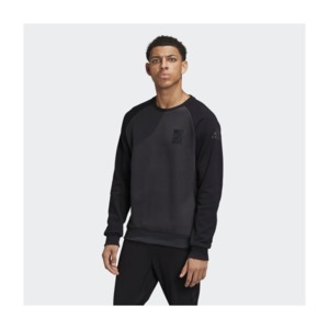 [해외]USA Volleyball Crew Sweatshirt [아디다스 집업] Carbon / Black (FQ2627)